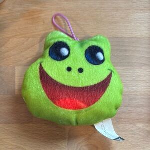 McDonald's Happy Meal Toy Frog Emoji Plushie #8 2017 - 4 inches x 4 inches